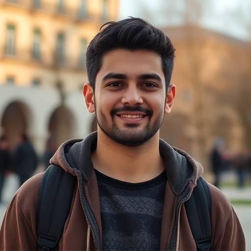 Retrato de Miguel López, estudiante universitario y alumno de Elocuencia Catalana